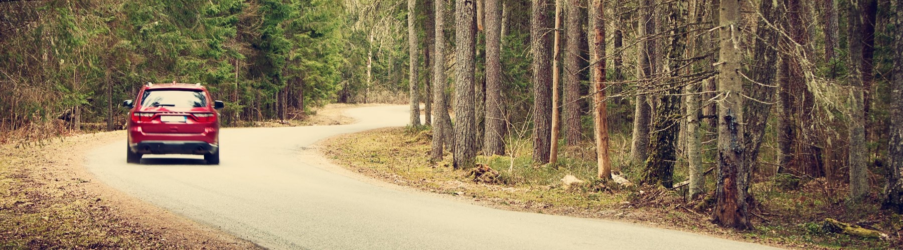 black 4x4 car on road