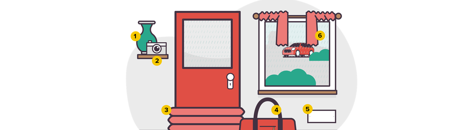 Illustration of a flood