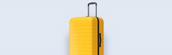 image of a yellow suitcase